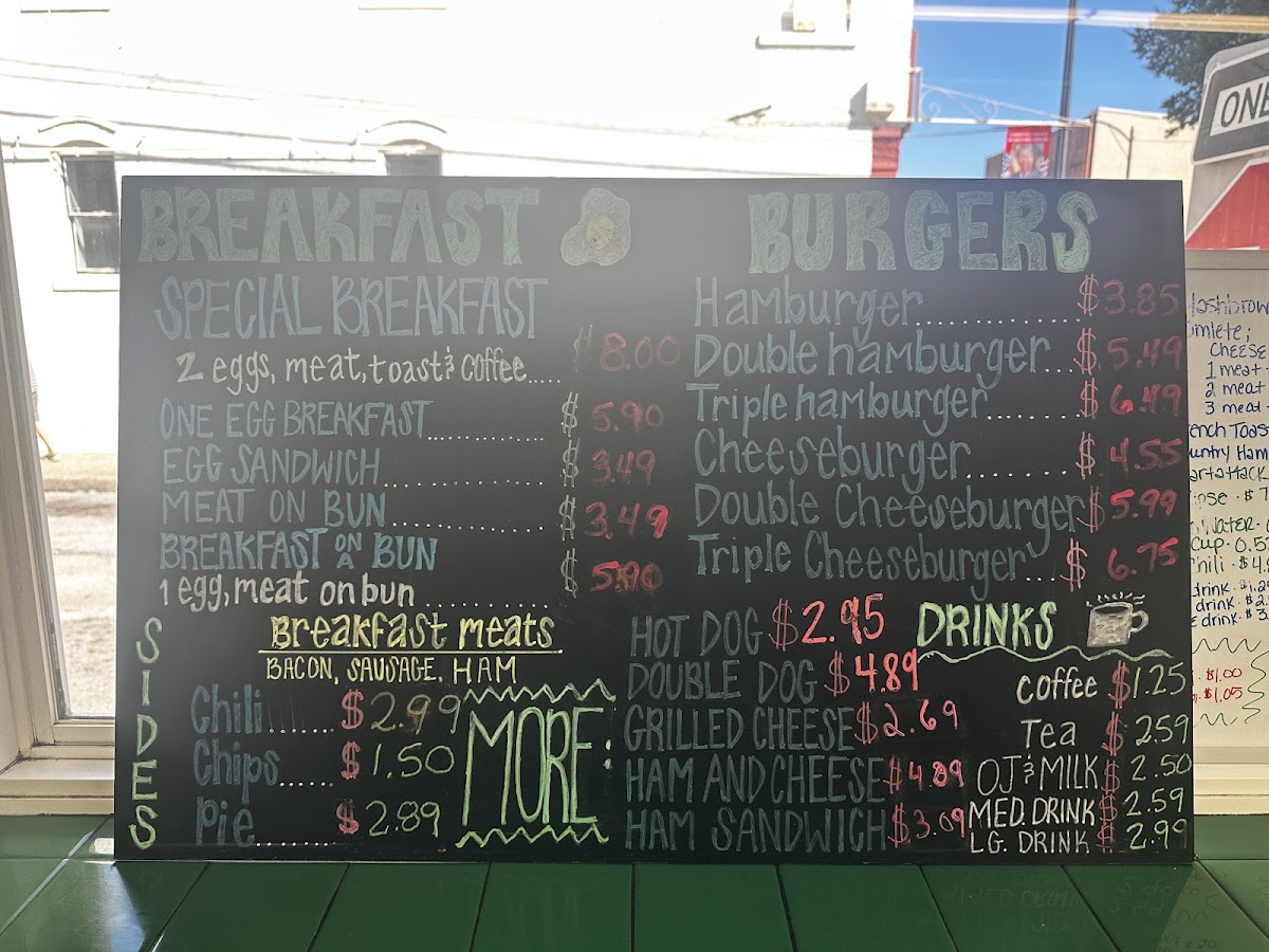 Menu Ferrell's Snappy Services-1