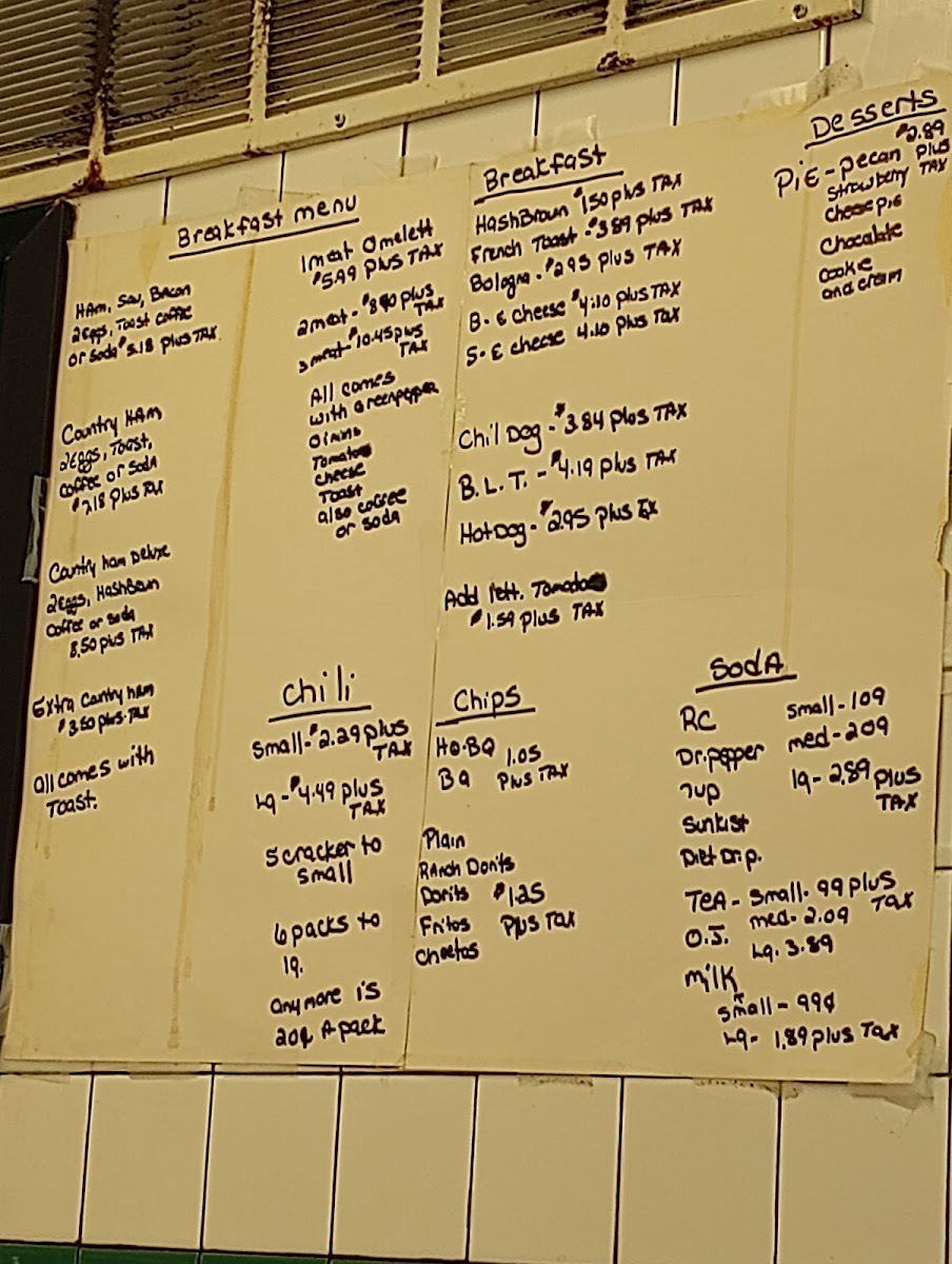 Menu Ferrell's Snappy Services-2