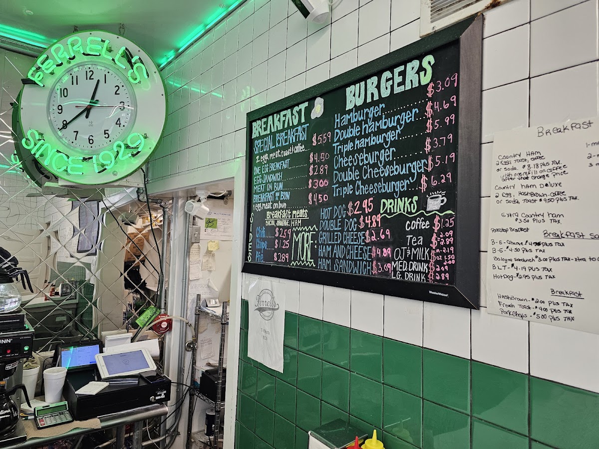 Menu Ferrell's Snappy Services-5